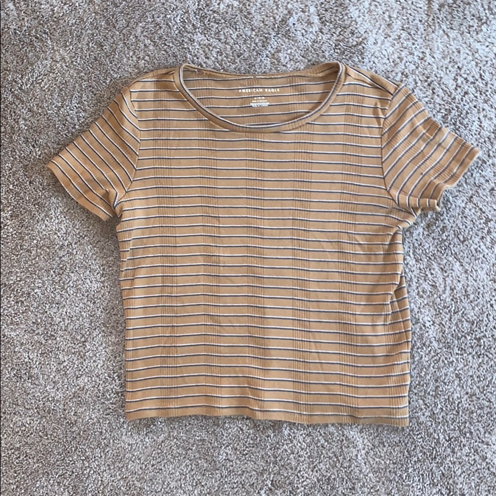 Striped American Eagle Short Sleeve